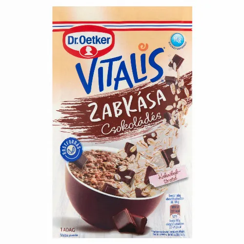 Dr. Oetker Vitalis csokoládés zabkása alappor 61 g