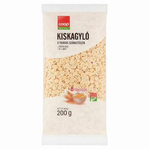 Coop kiskagyló 8 tojásos száraztészta 200 g
