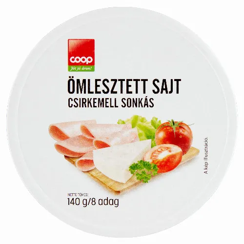 Cоор csirkemell sonkás ömlesztett sajt 140 g