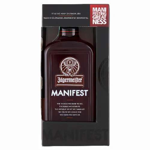 Jägermeister Manifest gyógynövénylikőr 38% 0,5 l