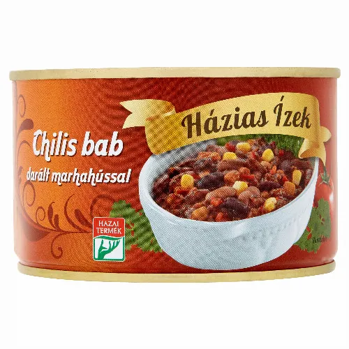 Házias Ízek chilis bab darált marhahússal 400 g