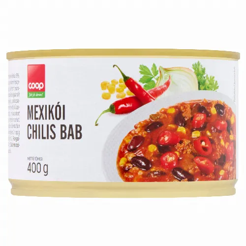 Coop mexikói chilis bab 400 g