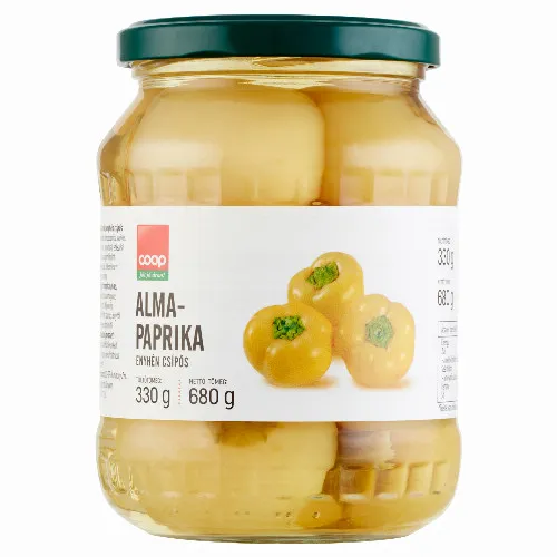 Coop enyhén csípős almapaprika 680 g