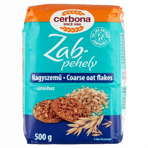 Cerbona nagyszemű zabpehely 500 g