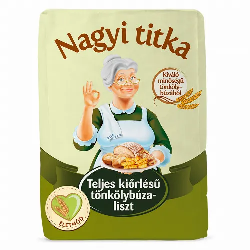 Nagyi titka teljes kiőrlésű tönkölybúzaliszt 1 kg