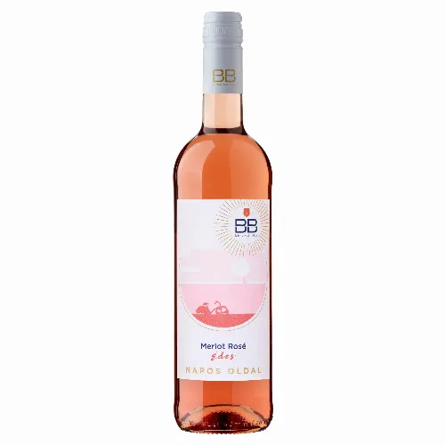 BB Napos Oldal Dunántúli Merlot Rosé édes rosébor 0,75 l