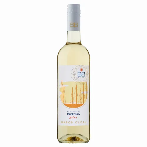 BB Napos Oldal Balatonboglári Muskotály édes fehérbor 0,75 l