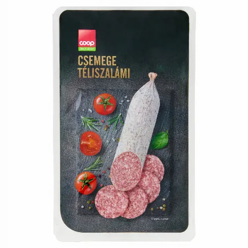 Coop szeletelt csemege téliszalámi 75 g