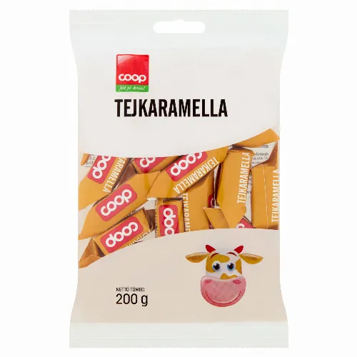 Coop tejkaramella 200 g
