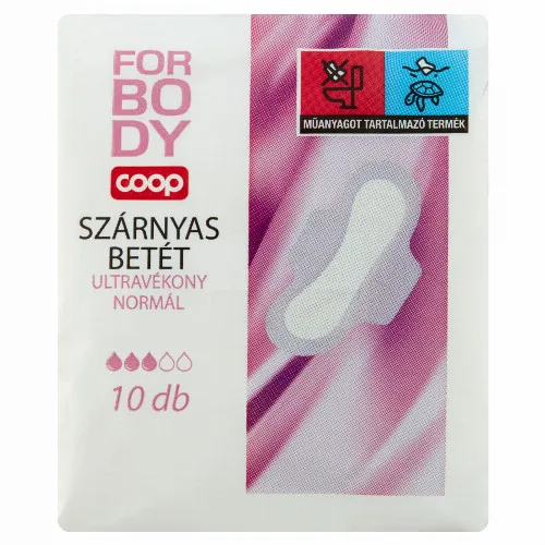 Coop For Body ultravékony normál szárnyas betét 10 db