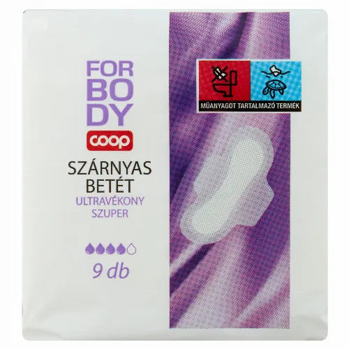 Соор For Body ultravékony szuper szárnyas betét 9 db