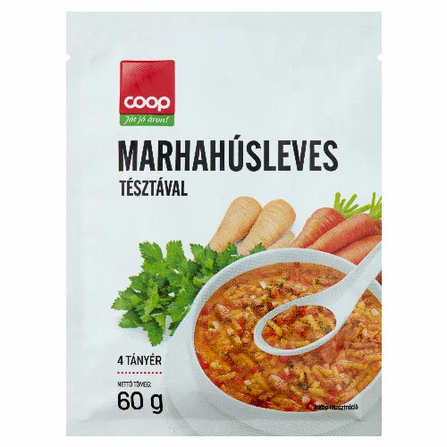 Coop marhahúsleves tésztával 60 g