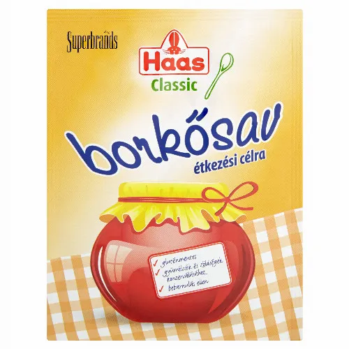 Haas Classic borkősav étkezési célra 15 g