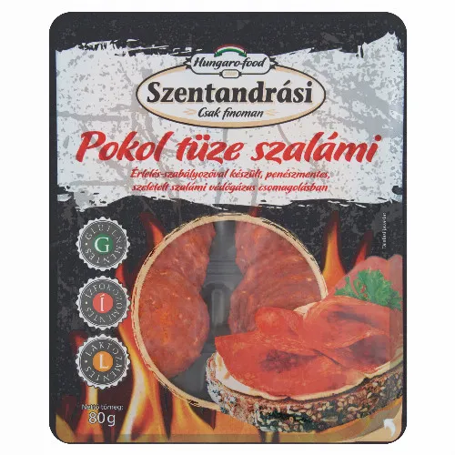 Szentandrási Pokol Tüze szalámi 80 g