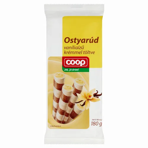 Coop ostyarúd vaníliaízű krémmel töltve 180 g