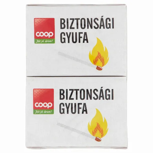 Cоор biztonsági gyufa 10 doboz