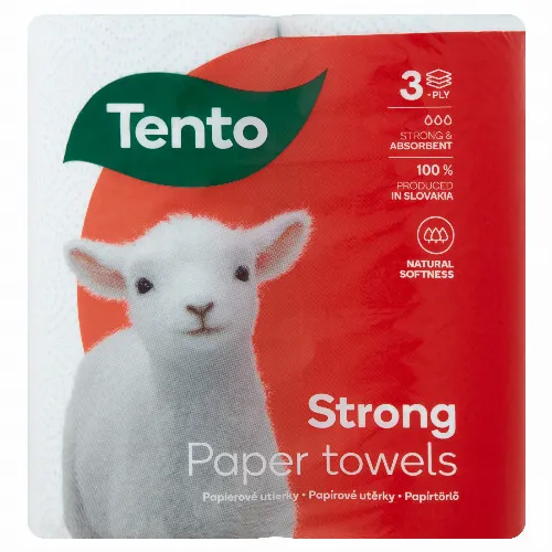 Tento Strong papírtörlő 3 rétegű 2 tekercs