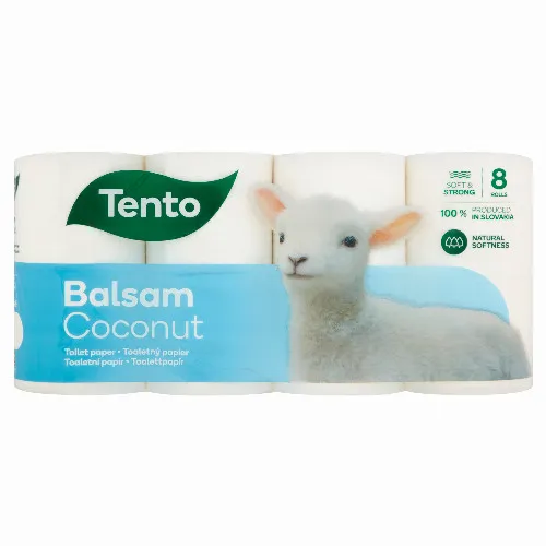 Tento Balsam Coconut toalettpapír 3 rétegű 8 tekercs