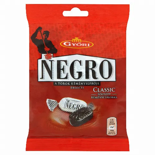 Győri Negro Classic töltött keménycukorka 79 g