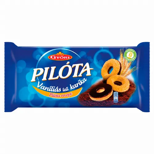 Győri Pilóta vaníliás ízű karika 300 g