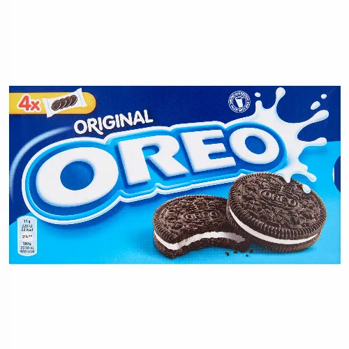 Oreo Original vanília ízű töltelékkel töltött kakaós keksz 176 g