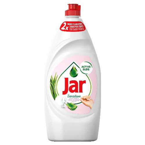 Jar Sensitive Aloe Vera & Pink Jasmine Folyékony Mosogatószer, Kézkímélő 900 ML