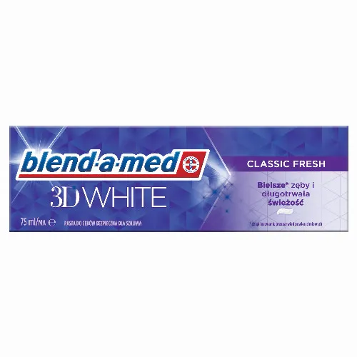 Blend-a-med 3D White Classic Fresh Fogkrém 75 ml