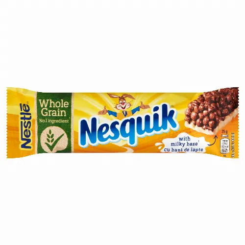 Nesquik kakaós gabonapehely-szelet tejbevonó talppal vitaminokkal 25 g