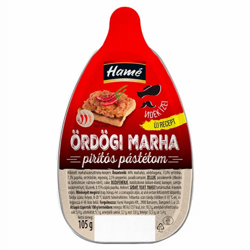 Hamé Ördögi Marha pirítós pástétom 105 g