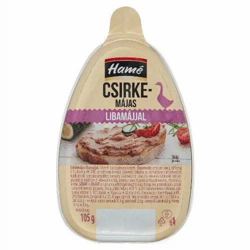 Hamé csirkemájas libamájjal 105 g