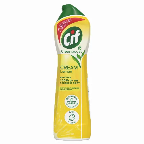 Cif Cream Lemon súrolókrém mikrokristályokkal 500 ml