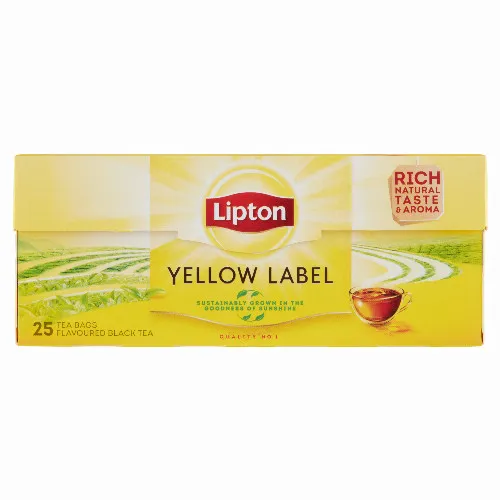 Lipton Yellow Label ízesített fekete tea 25 filter 50 g