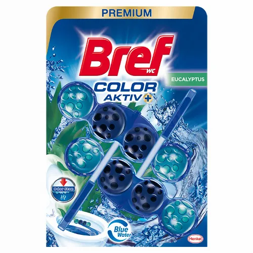 Bref Color Aktív Eucalyptus WC frissítő 2 x 50 g 
