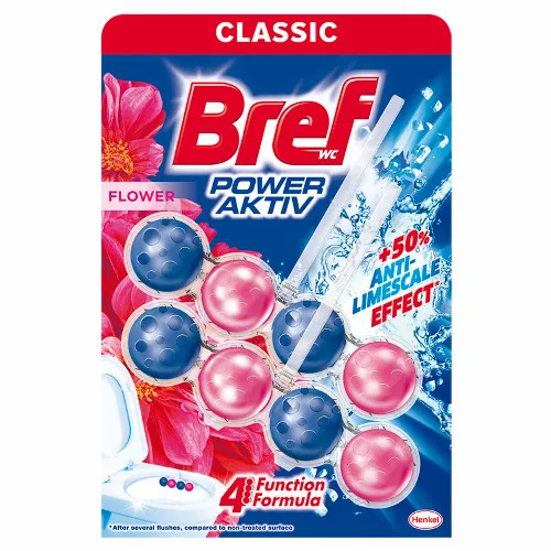 Bref Power Aktiv Flower WC frissítő 2 x 50 g