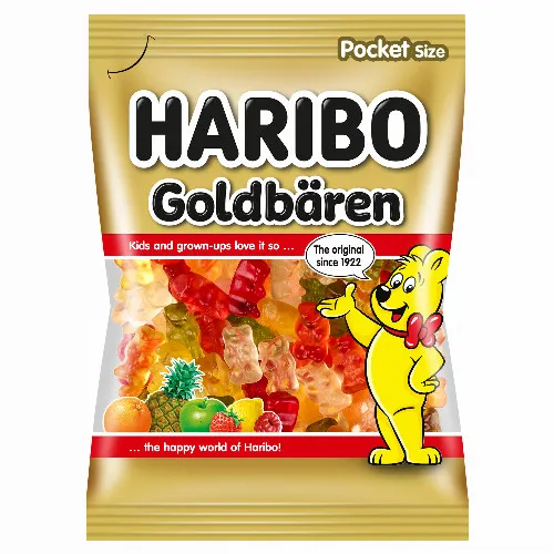 Haribo Goldbären gyümölcsízű gumicukorka 100 g