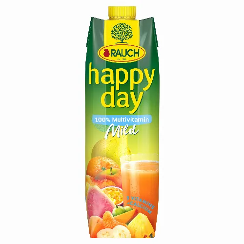 Rauch Happy Day Mild 100% multivitamin vegyes gyümölcslé sűrítményből és pürésűrítményből 1 l